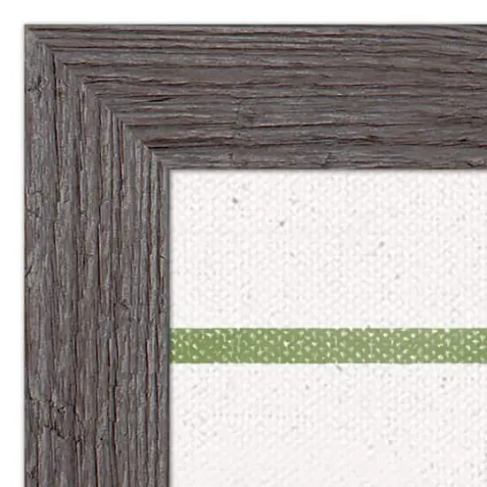 He Is Risen Green Stripes 1 16" x 20" Western Gray Framed Print {4}