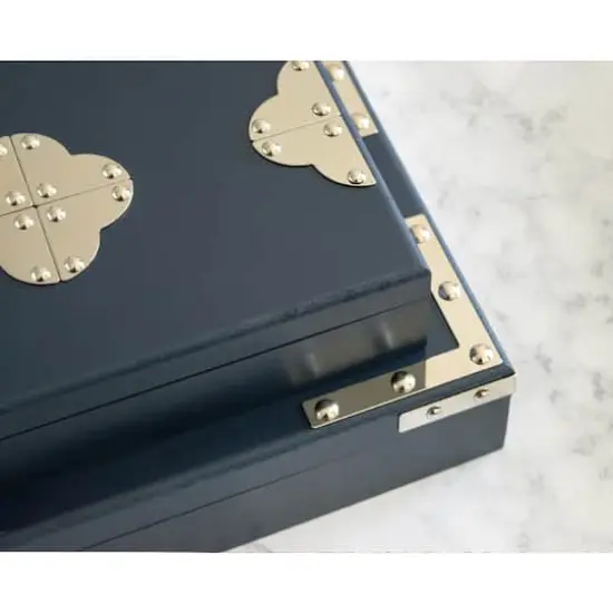 Dritz&reg; Home Nickel Small Campaign Textured Right Angles, 4ct. {5}