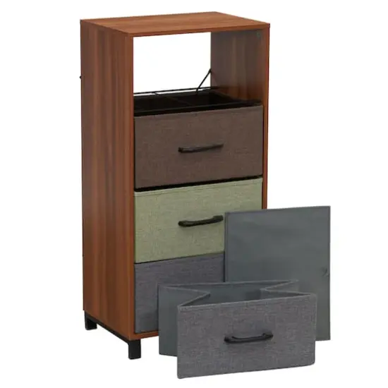 Household Essentials 33" 4-Drawer Dresser Multi {5}
