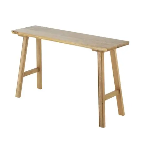 42" Brown Mango Wood Handmade Traditional Home Bench {9}