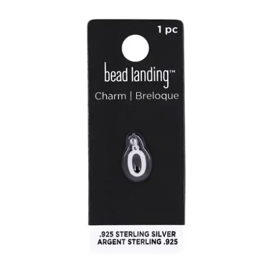 Sterling Silver Number Charm by Bead Landing&trade; 0 {7}