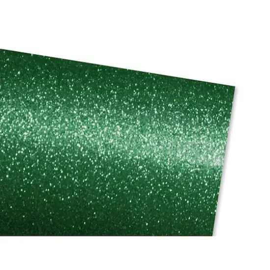 PA Vinyl Fine Glitter Permanent Adhesive Vinyl Emerald {3}
