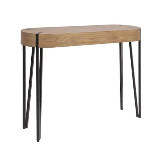 Hello Honey® 46" Astoria Wood Console Table with Metal Hairpin Legs {1}