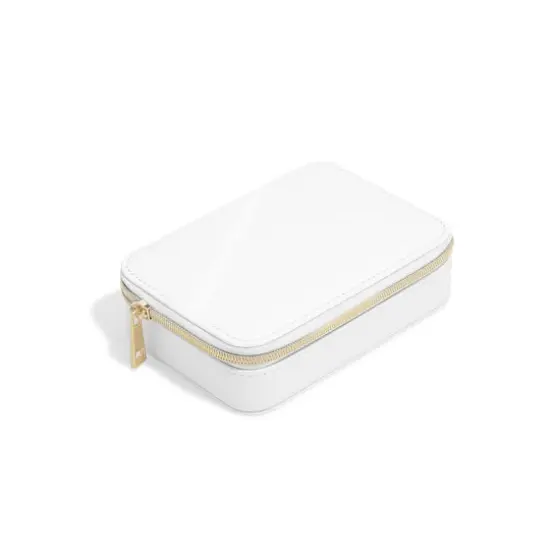 Lilarie & Co. Travel Jewelry Box White {1}
