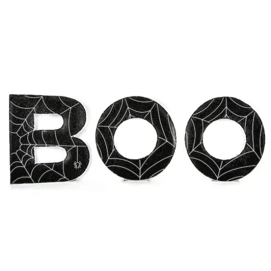 47" BOO Sign with LED Light Strips {6}