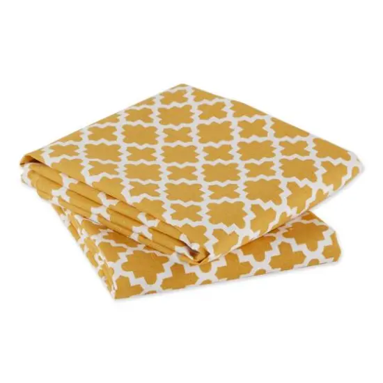 DII&reg; Lattice Dishtowels, 2ct. Honey Gold {4}