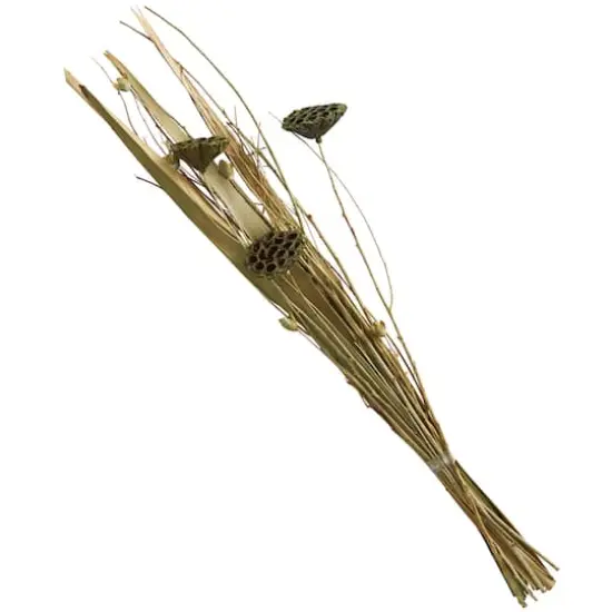 40" Green Dried Plant Bouquet Natural Foliage {3}