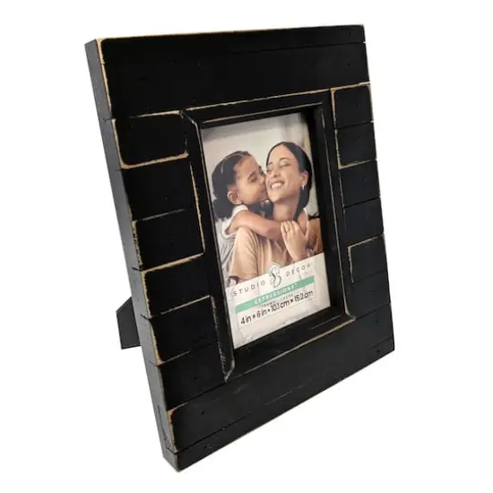 Expressions&trade; Salvage Chic Frame by Studio D&eacute;cor&reg; Black {4}