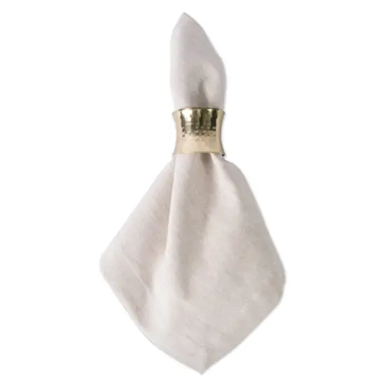 DII&reg; Solid Chambray Oversized Napkin, 6ct. Natural {4}