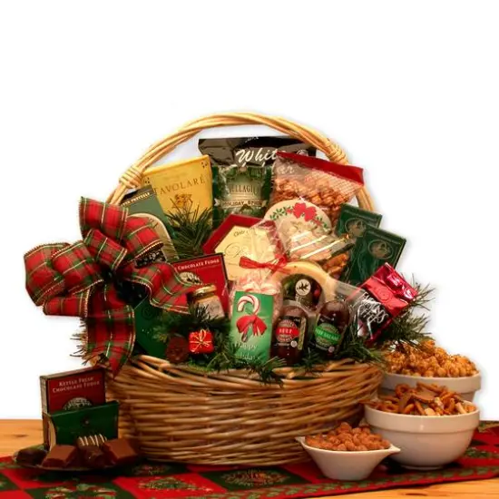 Holiday Celebrations Extravagant Holiday Gift Basket {1}