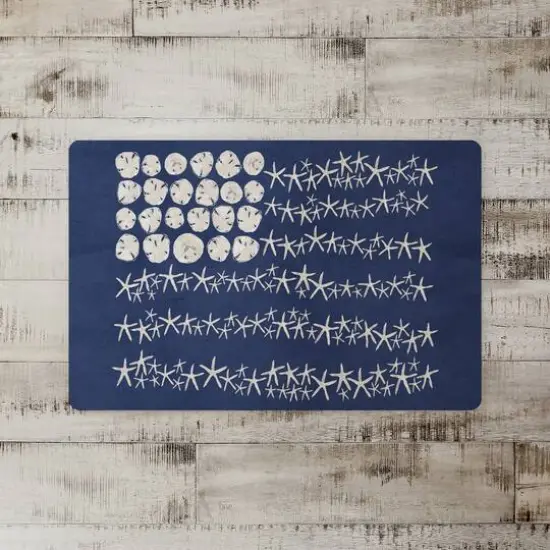 Starfish Flag Floor Mat {3}