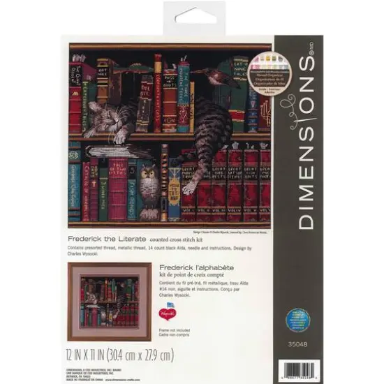 Dimensions&reg; Frederick the Literate Counted Cross Stitch Kit {1}