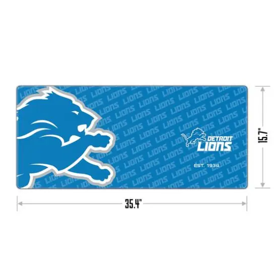 Logo Series Desk Pad Detroit Lions {4}