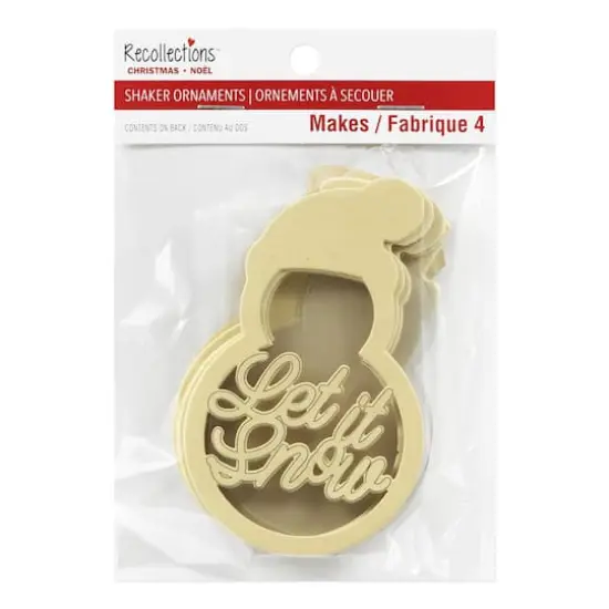 Snowman Shaker Ornament Kit by Recollections™ {3}