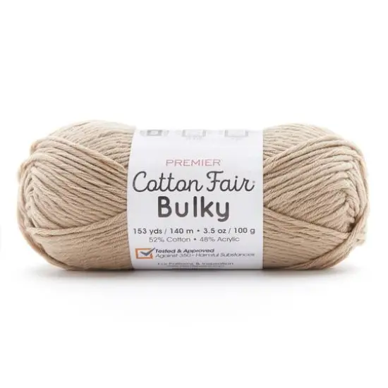 Premier&reg; Cotton Fair&reg; Bulky Solid Yarn Sand {1}