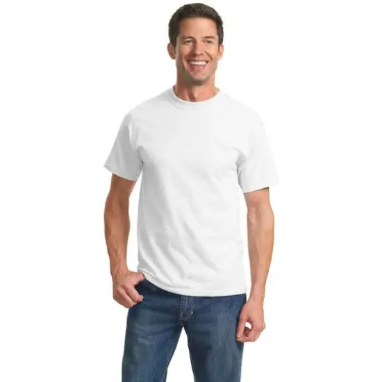 Port & Company&reg; Tall Essential T-Shirt White {1}