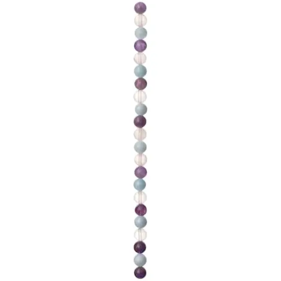 Pink, Lavender & Blue Mixed Round Beads by Bead Landing™, 8mm {4}