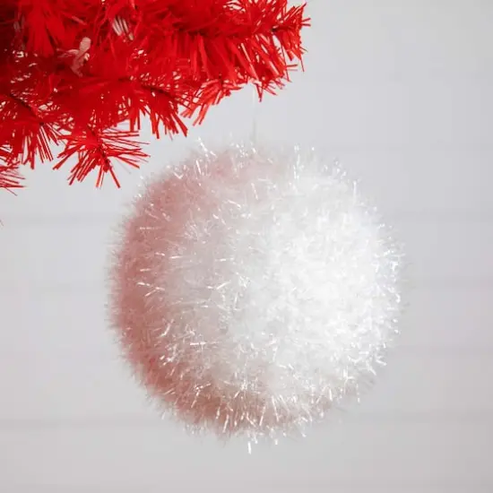 5ft. Pre-Lit Red Santa&rsquo;s Hat Artificial Christmas Tree, Clear LED Lights {5}