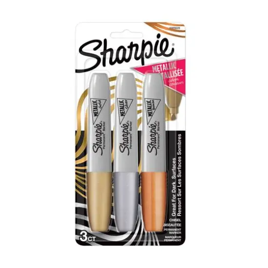 Sharpie&reg; Chisel Tip Metallic Marker Set {1}