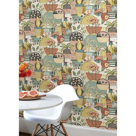 Caroline et Bettina Spice Avriel Peel & Stick Wallpaper {3}