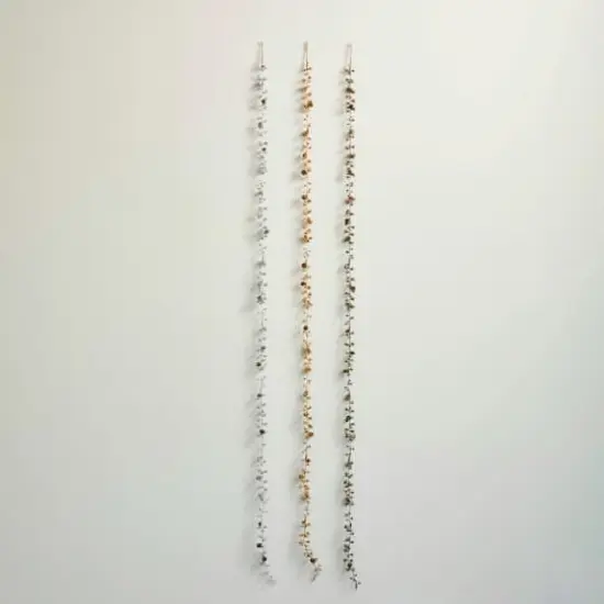 Hello Honey® 6ft. Gold Color Faux Evergreen Garland with Pinecones {3}