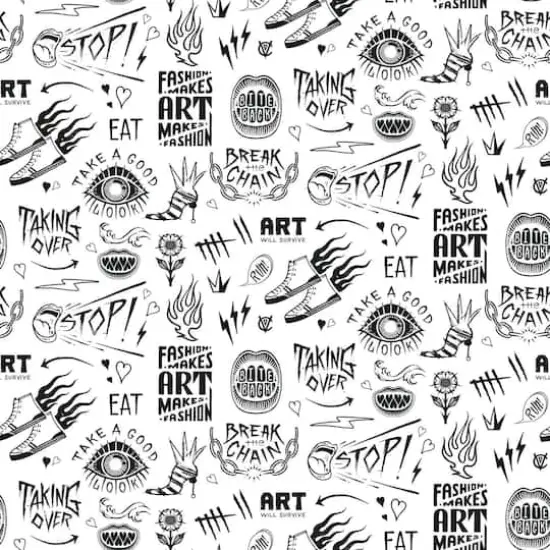 RoomMates Disney&reg; Cruella Graffiti Peel & Stick Wallpaper {1}