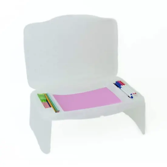 Everything Mary Pink Floral Plastic Lap Desk {4}