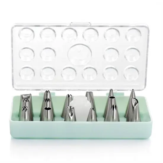 Martha Stewart Stainless Steel Cake Decorating Nozzles Set {7}