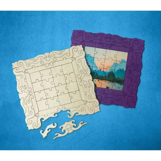 Leisure Arts&reg; Large Frame D.I.Y. Wood Puzzle {5}