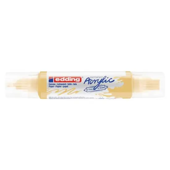 edding&reg; 5400 Acrylic 3D Double Liner Marker Pastel Yellow {1}