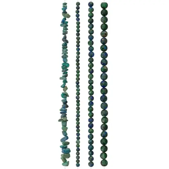 Chrysocolla Stone Mix Beads by Bead Landing&trade; {4}