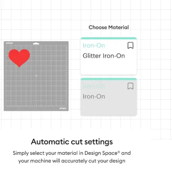 Cricut&reg; 12" x 5ft. Glitter Iron-On Red {6}