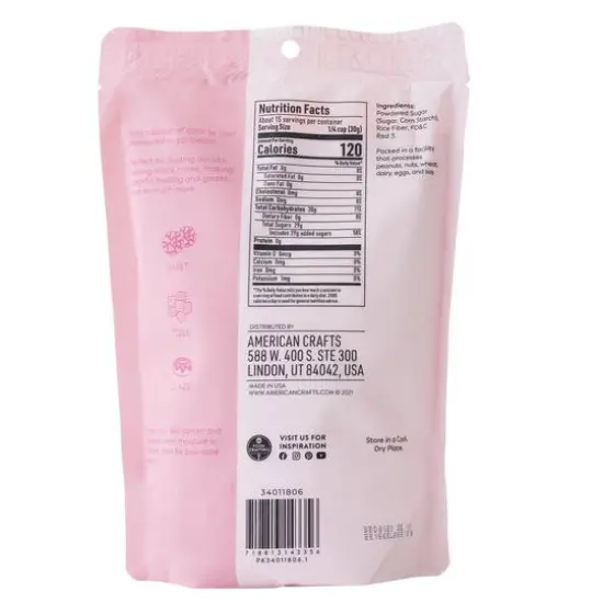 Sweetshop&trade; Pink Powdered Sugar, 1lb. {4}