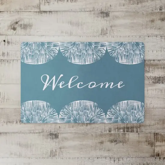 Welcome Abstract Floor Mat {3}