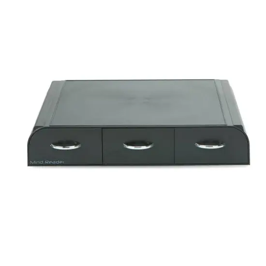 Mind Reader Black 36 Capacity 'Anchor' Triple Drawer Single Serve Coffee Pod Holder {8}