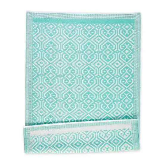 DII&reg; Aqua Moroccan Rug, 4ft. x 6ft. {1}