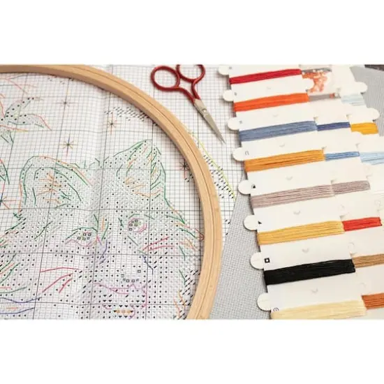 LetiStitch Kitsune Counted Cross Stitch Kit {5}