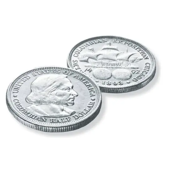 American Coin Treasures America's First Commemorative Coin The Columbian Exposition Silver Half Dollar {1}