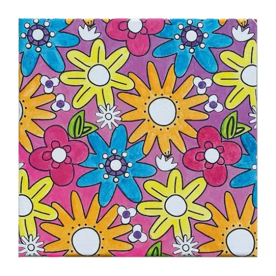 Flowers Canvas Painting Kit by Creatology&trade; {1}