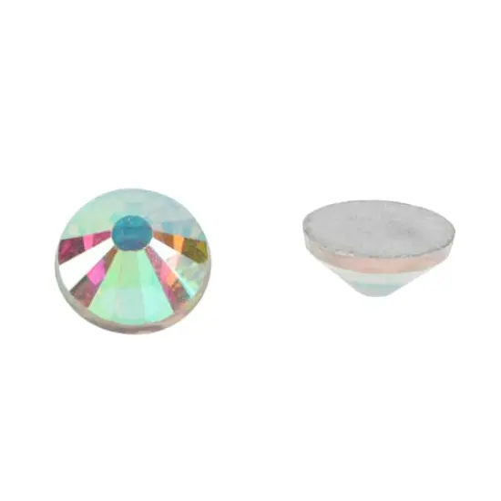 SS48 Clear Aurora Borealis Round Flatback Glass Rhinestones, 144ct. by Bead Landing&trade; {3}