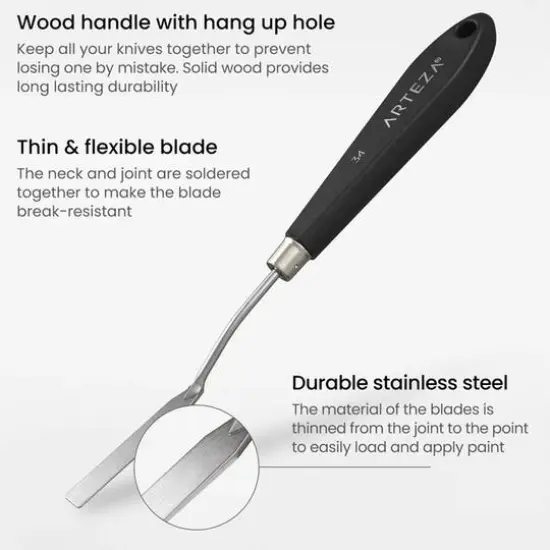 Arteza&reg; Palette Knife Set A {4}