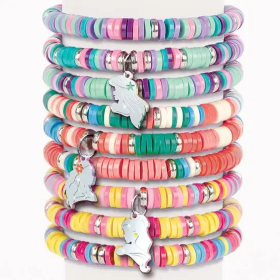 Make It Real Disney Princess Royal Rounds Heishi Beads Bracelet Activity Kit {5}