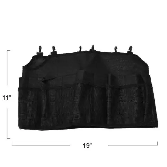 Household Essentials 19" Bucket Caddy with Trim Black {6}