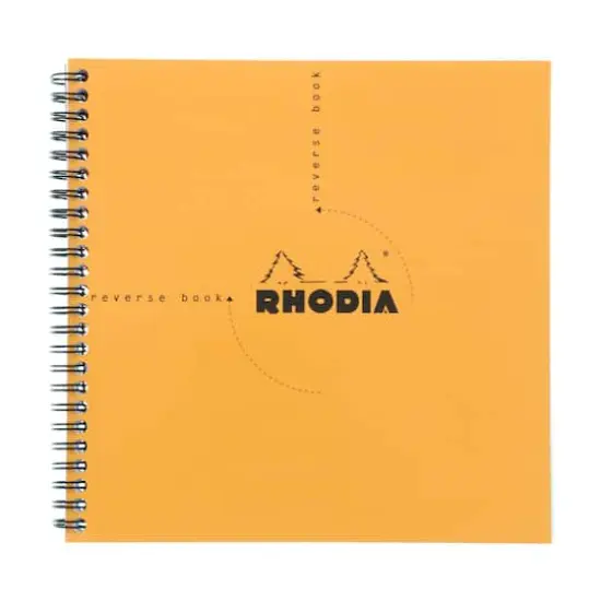 Rhodia&reg; Orange Graph Reverse Book, 8.25" x 8.25" {1}