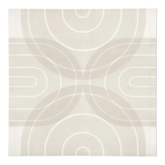 Neutral Rainbow 10" x 10" Cotton Twill Napkin {1}