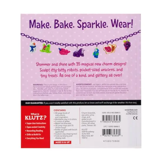 Klutz&reg; Make Glitter Clay Charms Kit {5}