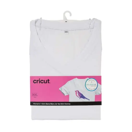 Cricut&reg; Women's Blank V-Neck T-Shirt {1}