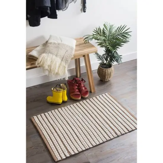 DII&reg; Stone Braided Stripe Rug, 2ft. x 3ft. {3}