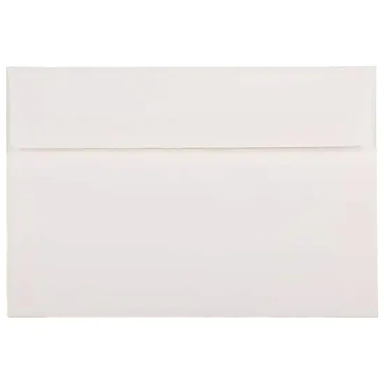 JAM Paper A8 Strathmore Invitation Envelopes, 50ct. Bright White Linen {1}