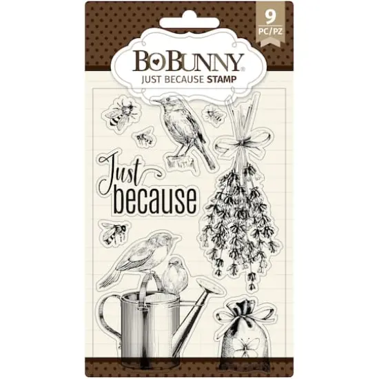 BoBunny&reg; Just Because Clear Stamp Set {3}
